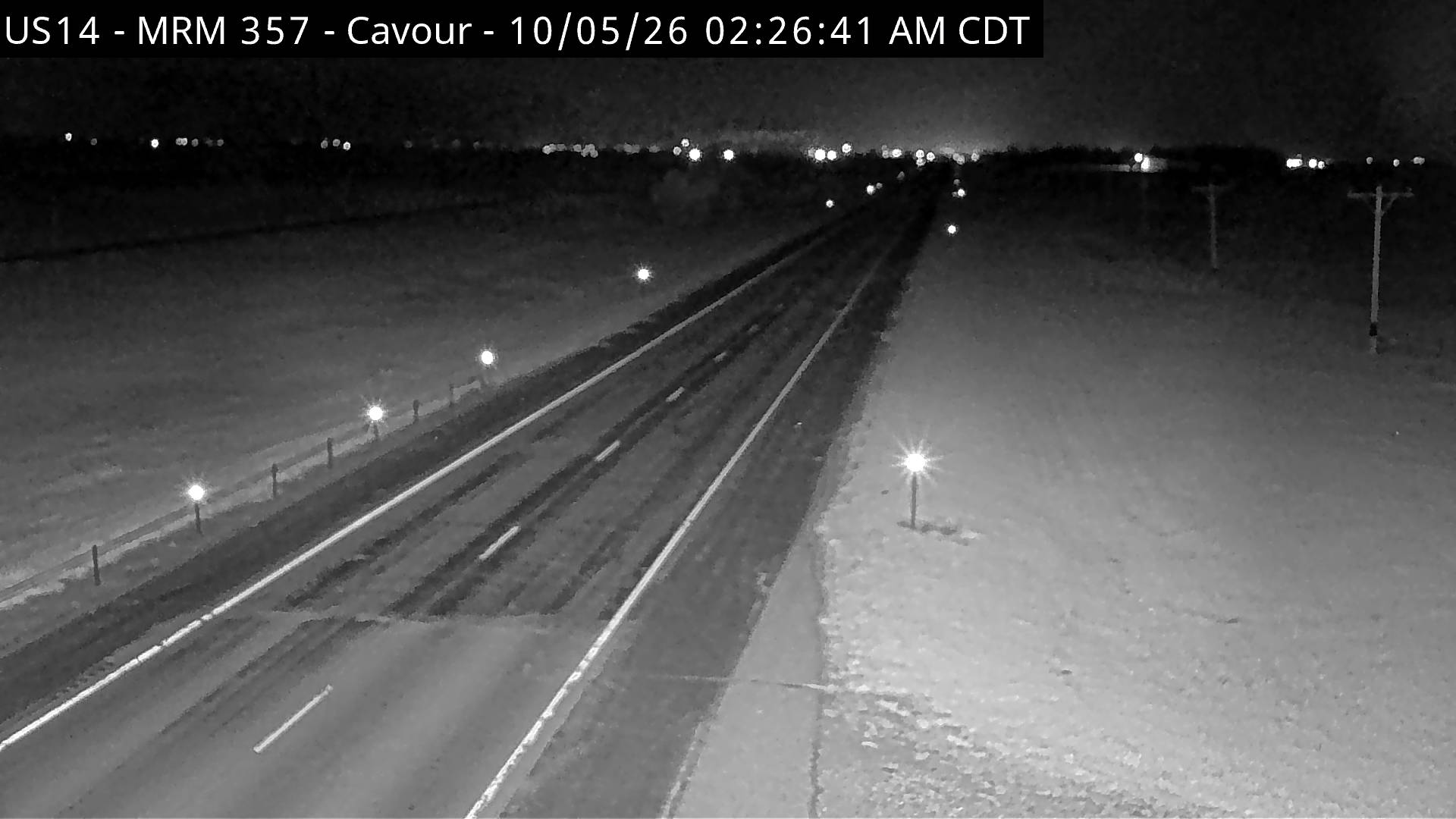 Cavour - US-14 @ MP 357 (West) live camera view