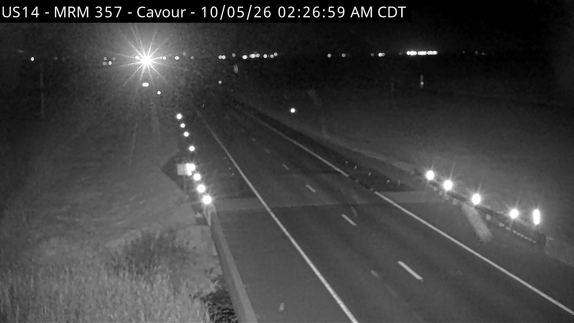 Cavour - US-14 @ MP 357 (East) live camera view