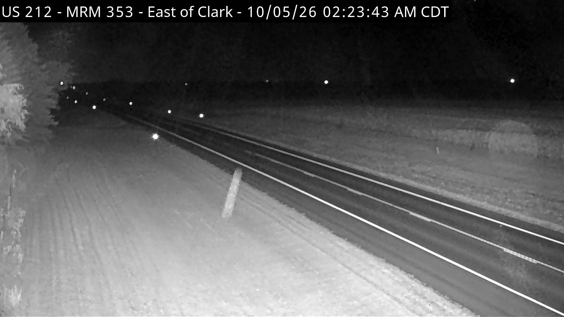 Clark - east of town along US-212 @ MP 353 (West) live camera view