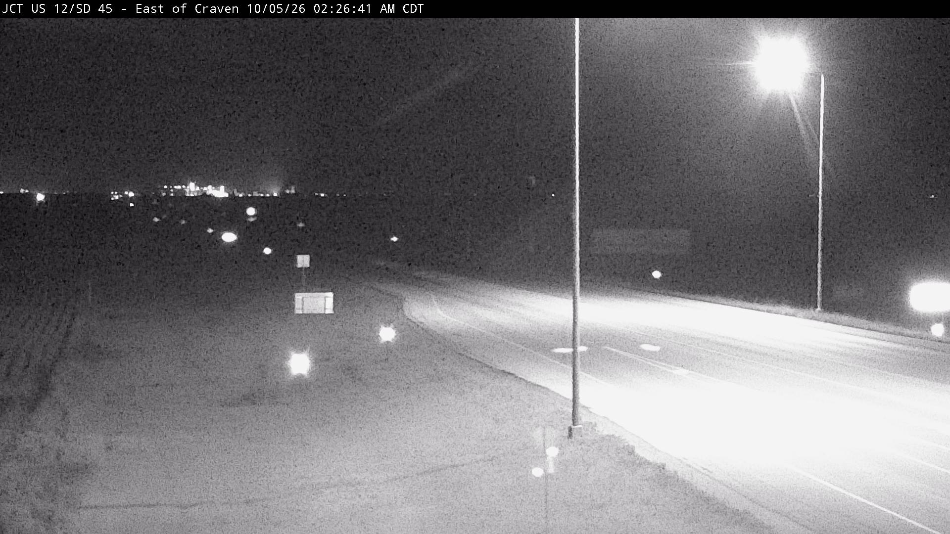 Craven - east of Ipswich at US-12 & SD-45 (East) live camera view