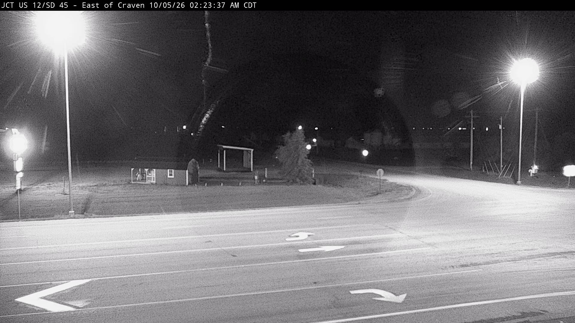 Craven - east of Ipswich at US-12 & SD-45 live camera view