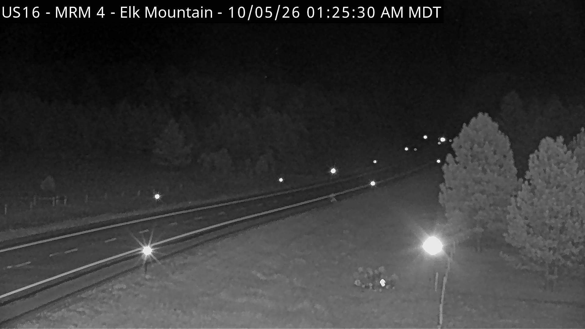 Elk Mountain - US-16 @ MM 4 (East) live camera view