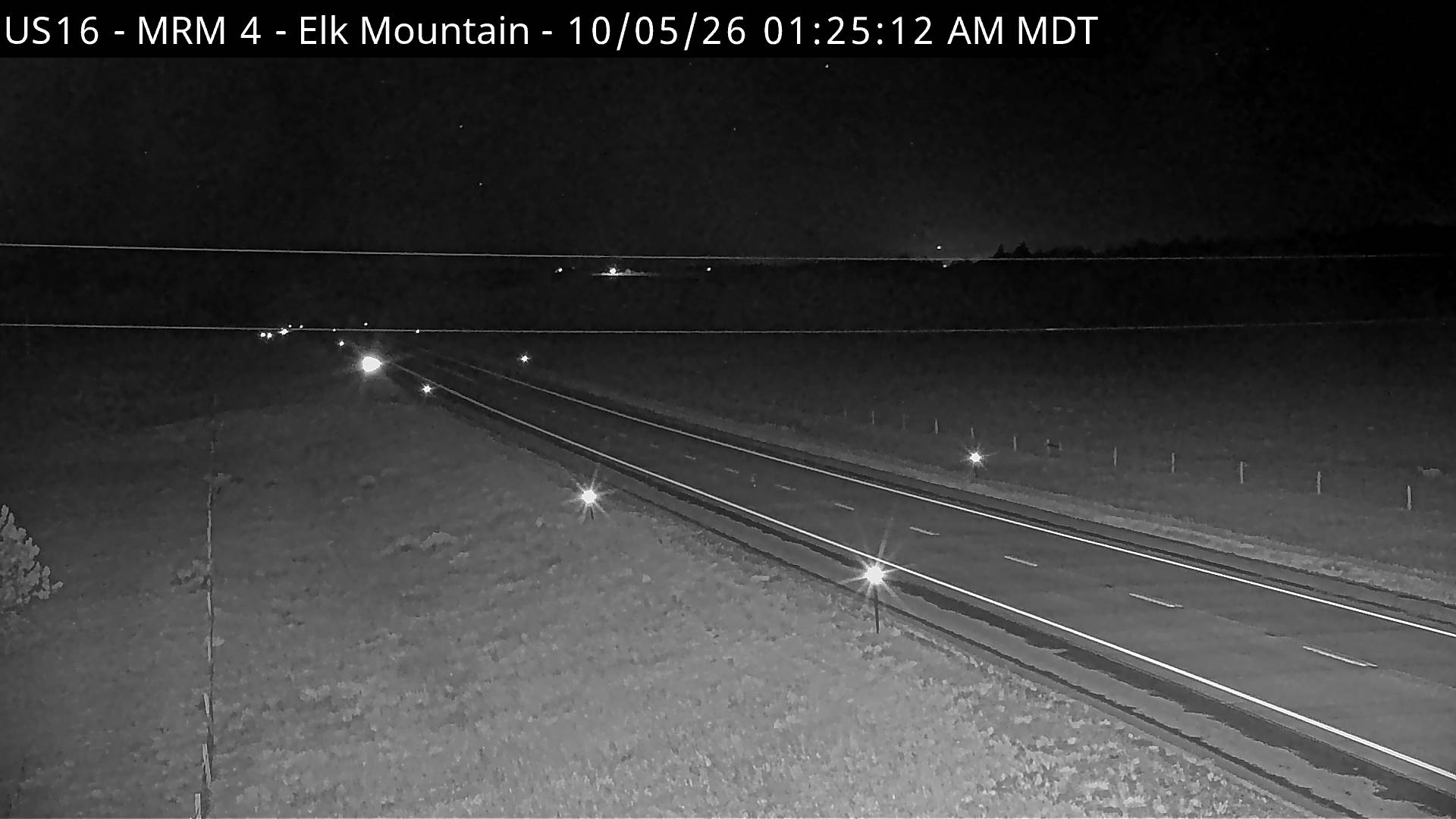 Elk Mountain - US-16 @ MM 4 (West) live camera view
