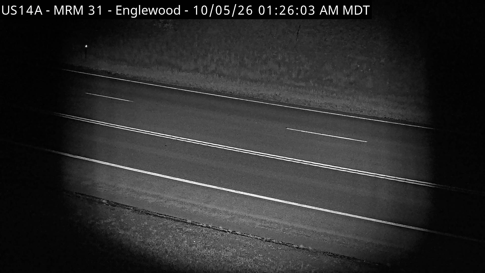 US-14A East of Cheyenne Crossing 3 miles Englewood live camera view