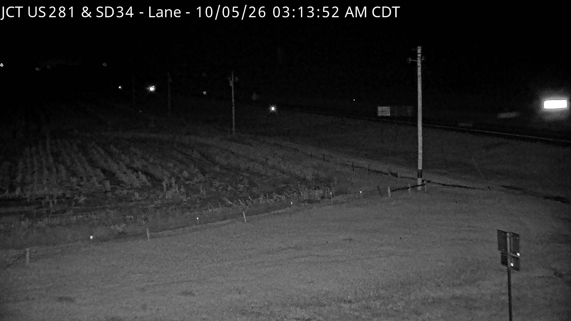 Lane Junction of SD-34 & US-281 (South) live camera view