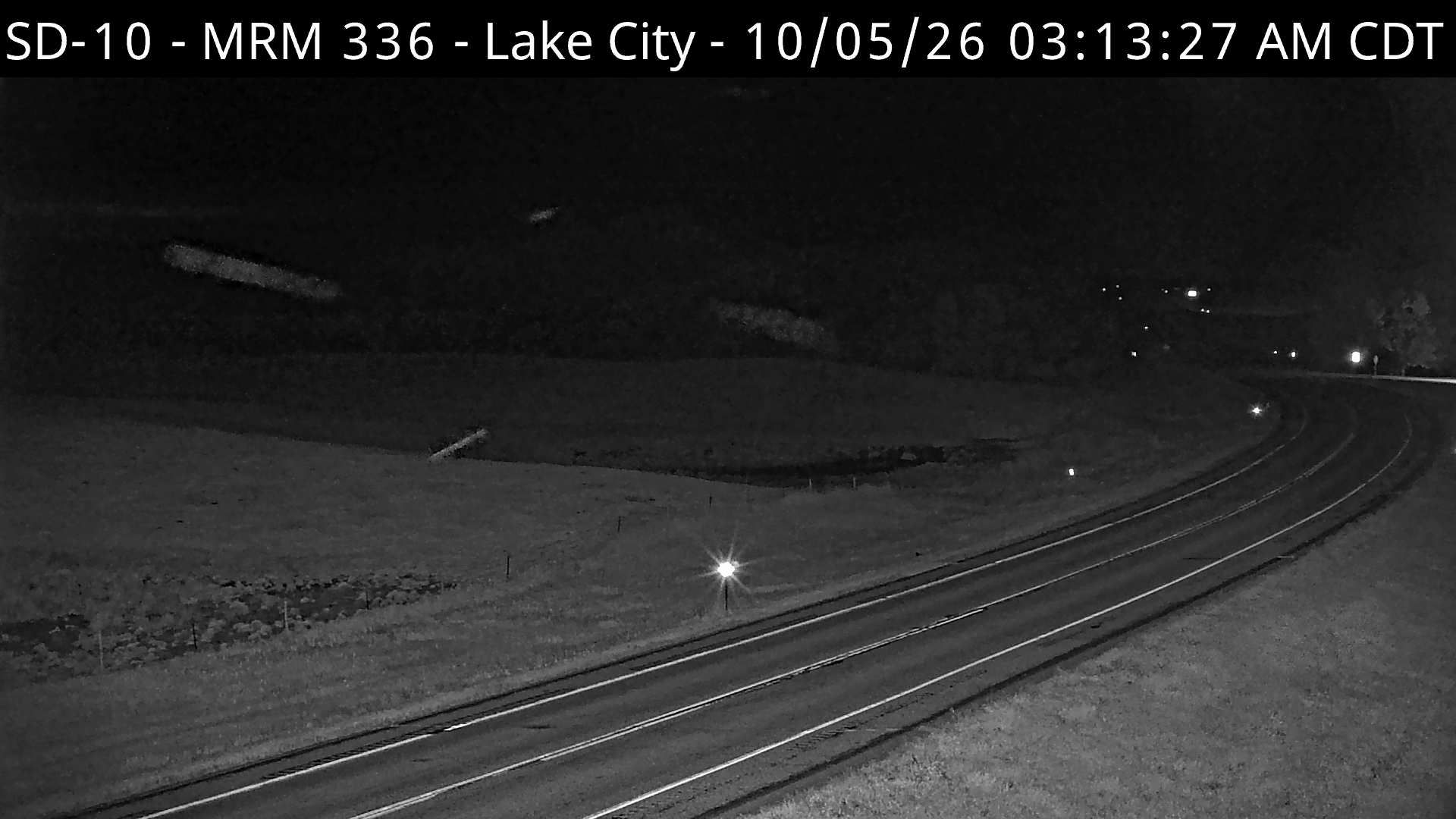 Lake City - SD-10 @ MP 339 (West) live camera view