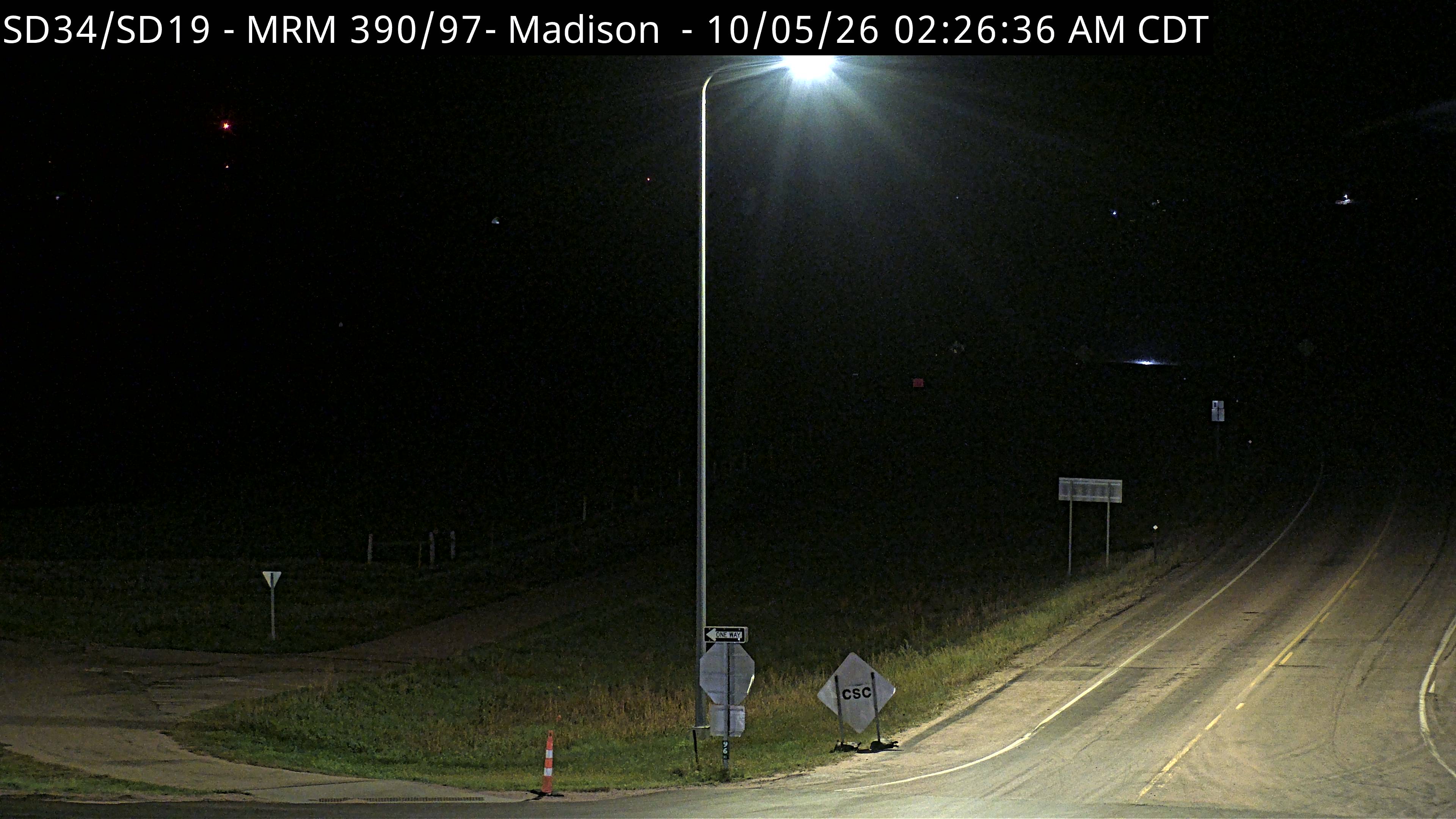 Junction of SD-34 & SD-19 Madison Northwest (Northwest) live camera view