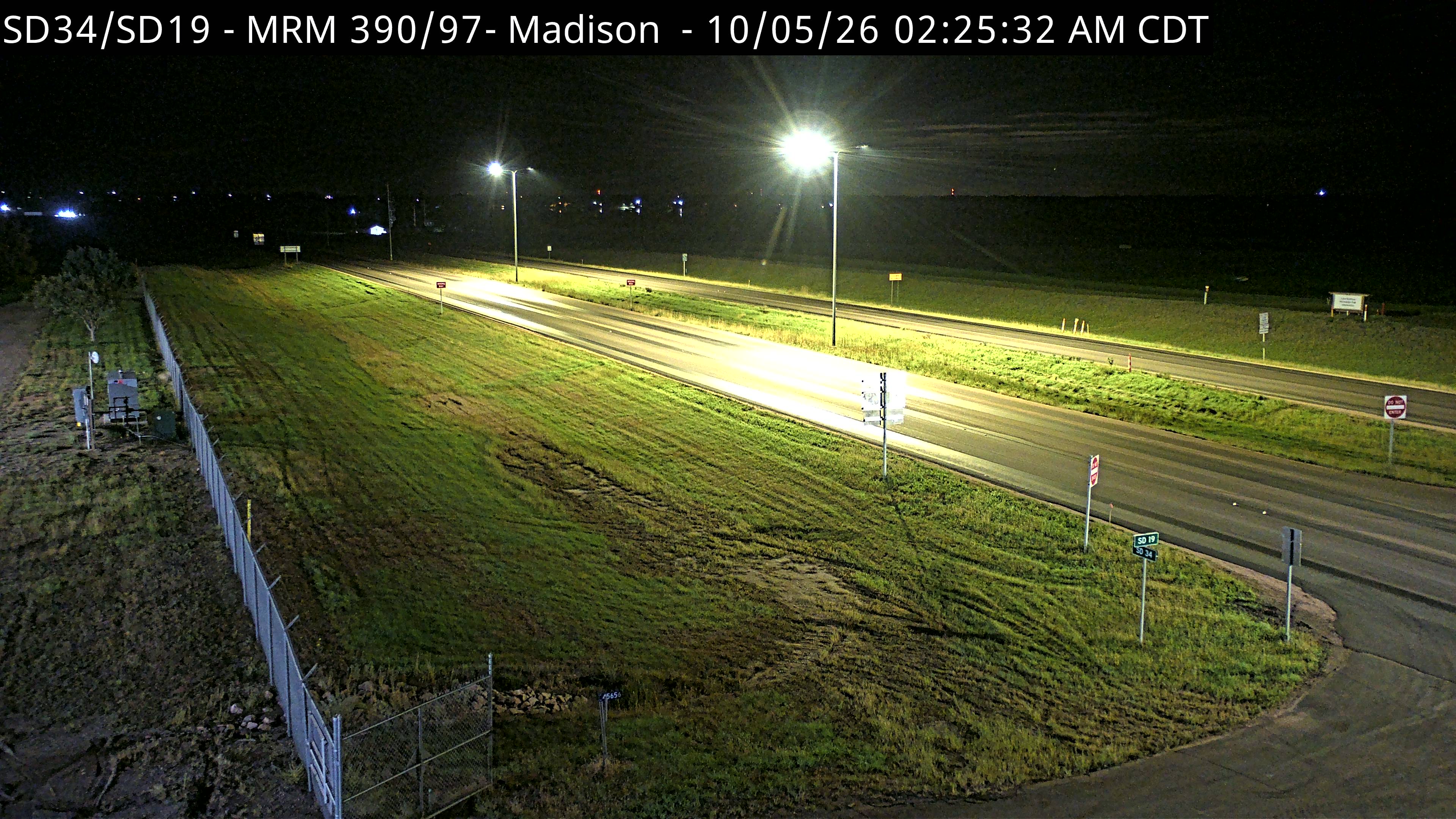 Junction of SD-34 & SD-19 Madison Southeast (Southeast) live camera view
