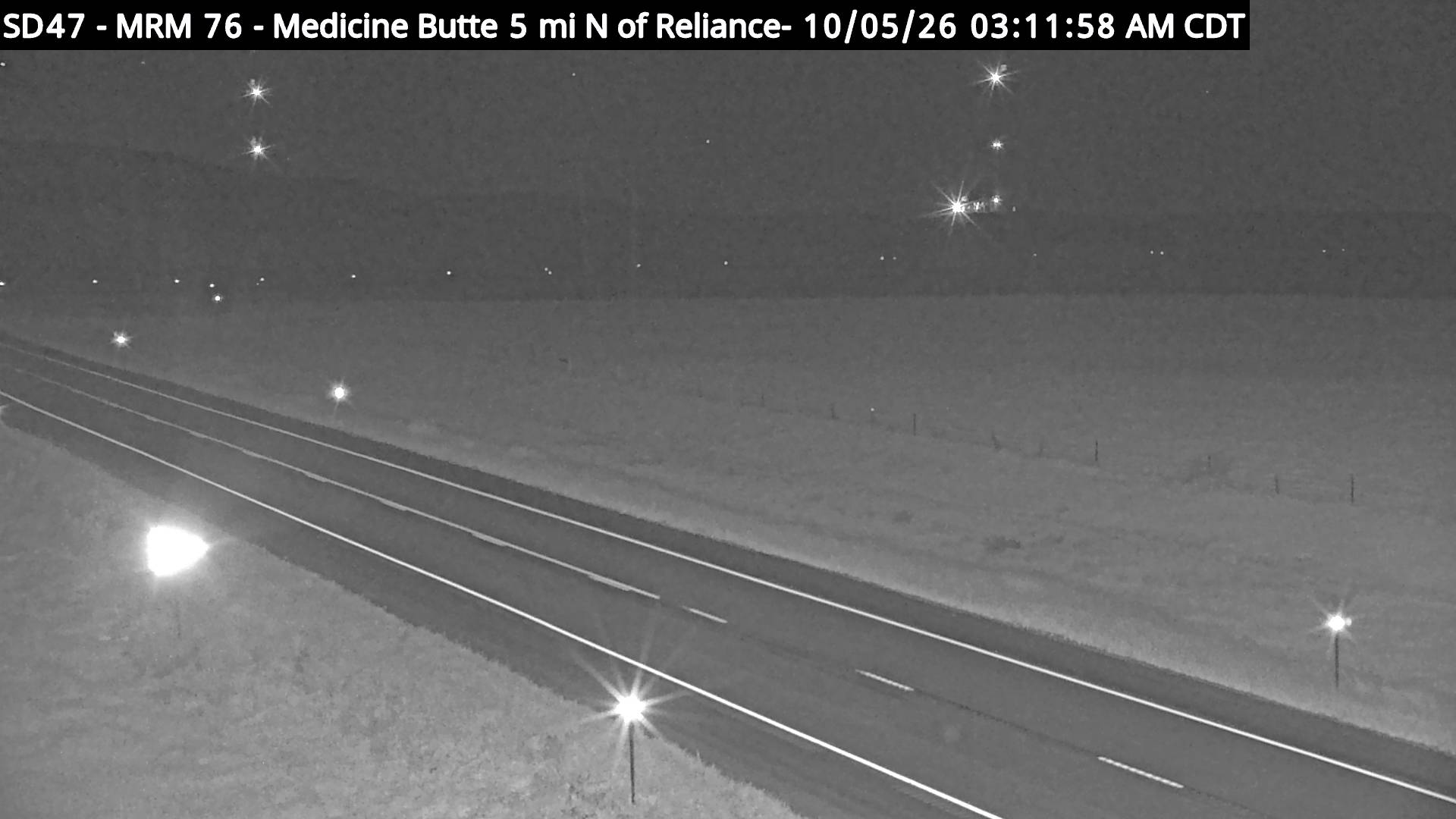 SD-47 North of Reliance 5 miles Medicine Butte (North) live camera view
