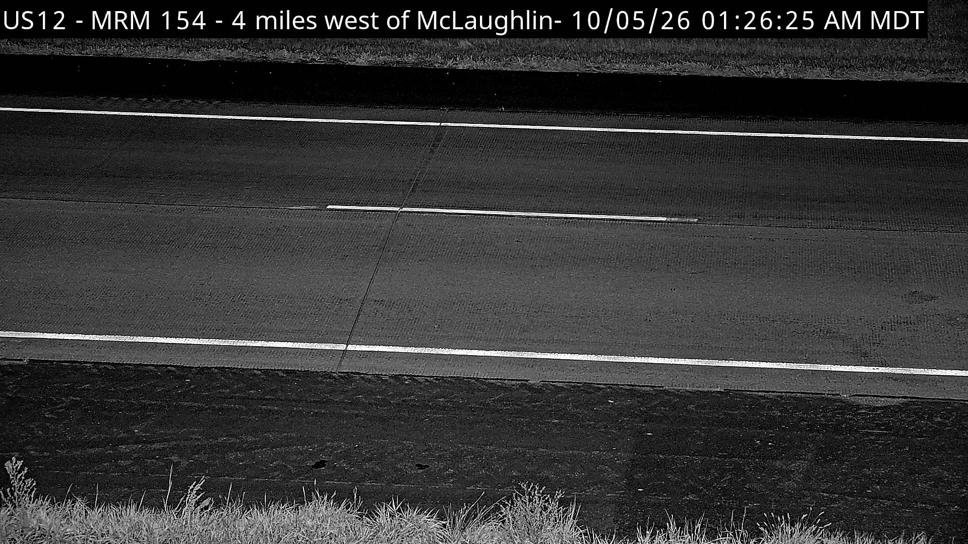 McLaughlin - US-12 @ MP 154 (road surface) live camera view