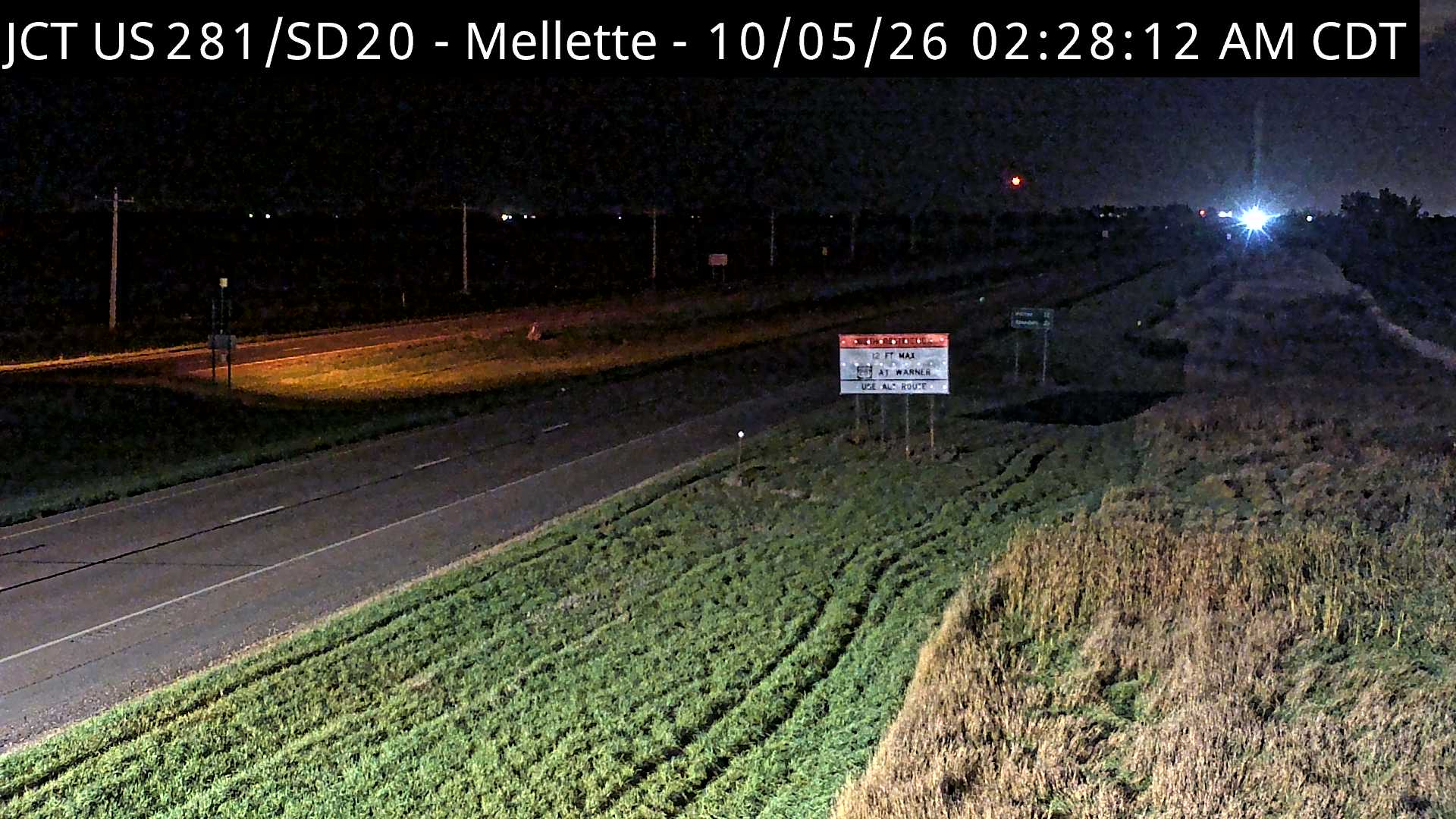 Mellette - US-281 & SD-20 (North) live camera view