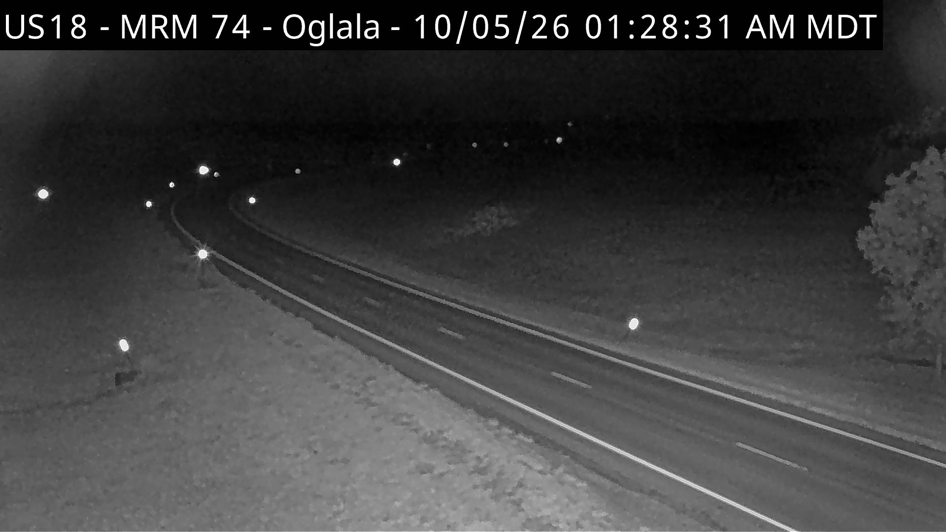 Oglala - US-18 @ MP 74 (West) live camera view
