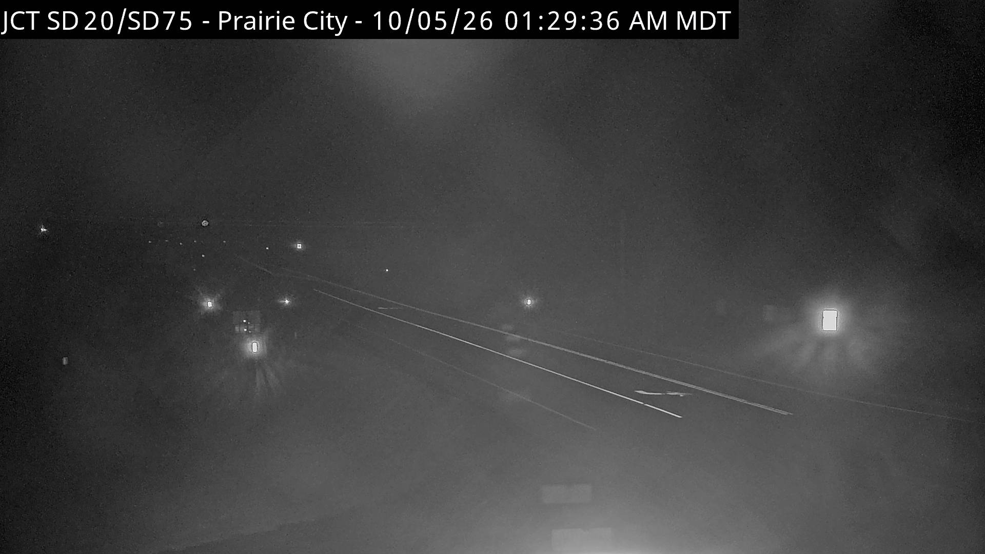 Prairie City Junction SD-20 & SD-75 (West) live camera view