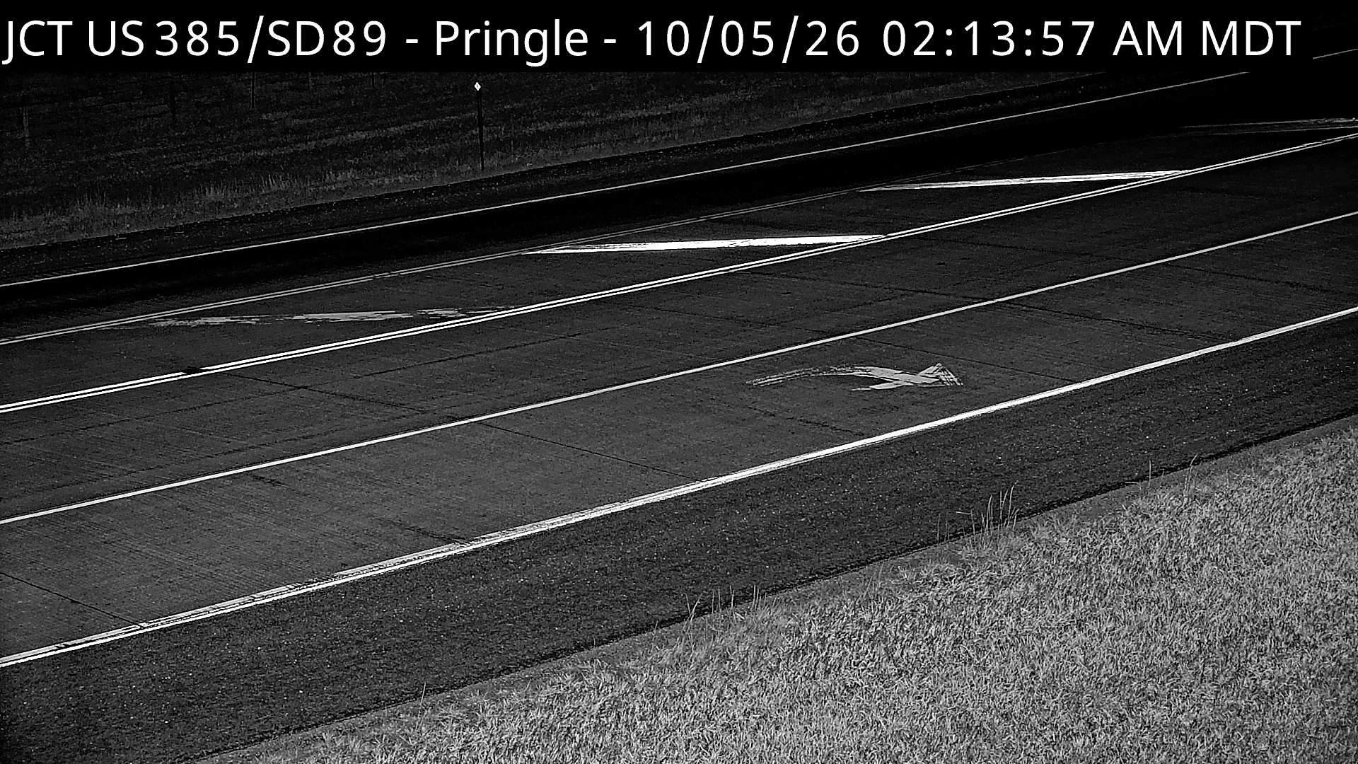 Pringle - Jct US-385 & SD-89 (road surface) live camera view