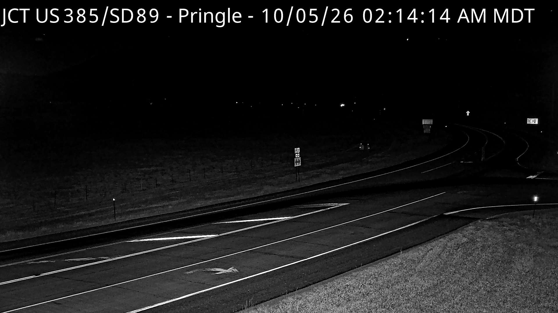 Pringle - Jct US-385 & SD-89 (East) live camera view