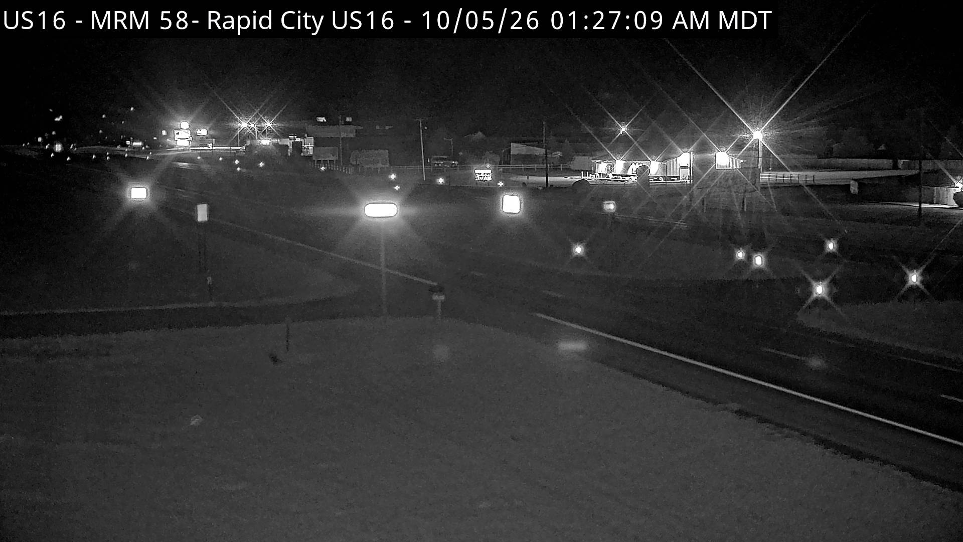 US16 West of Rapid City (Stratobowl) (West) live camera view