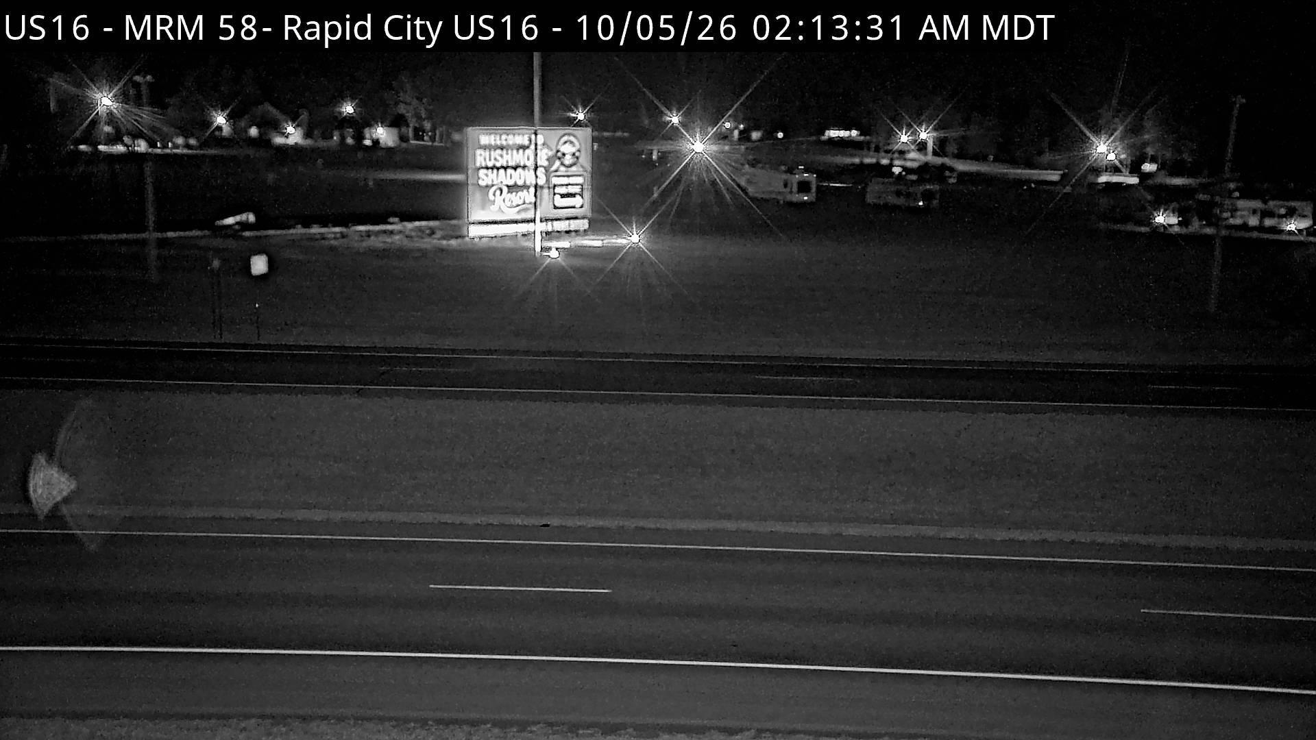US16 West of Rapid City (Stratobowl) (North) live camera view