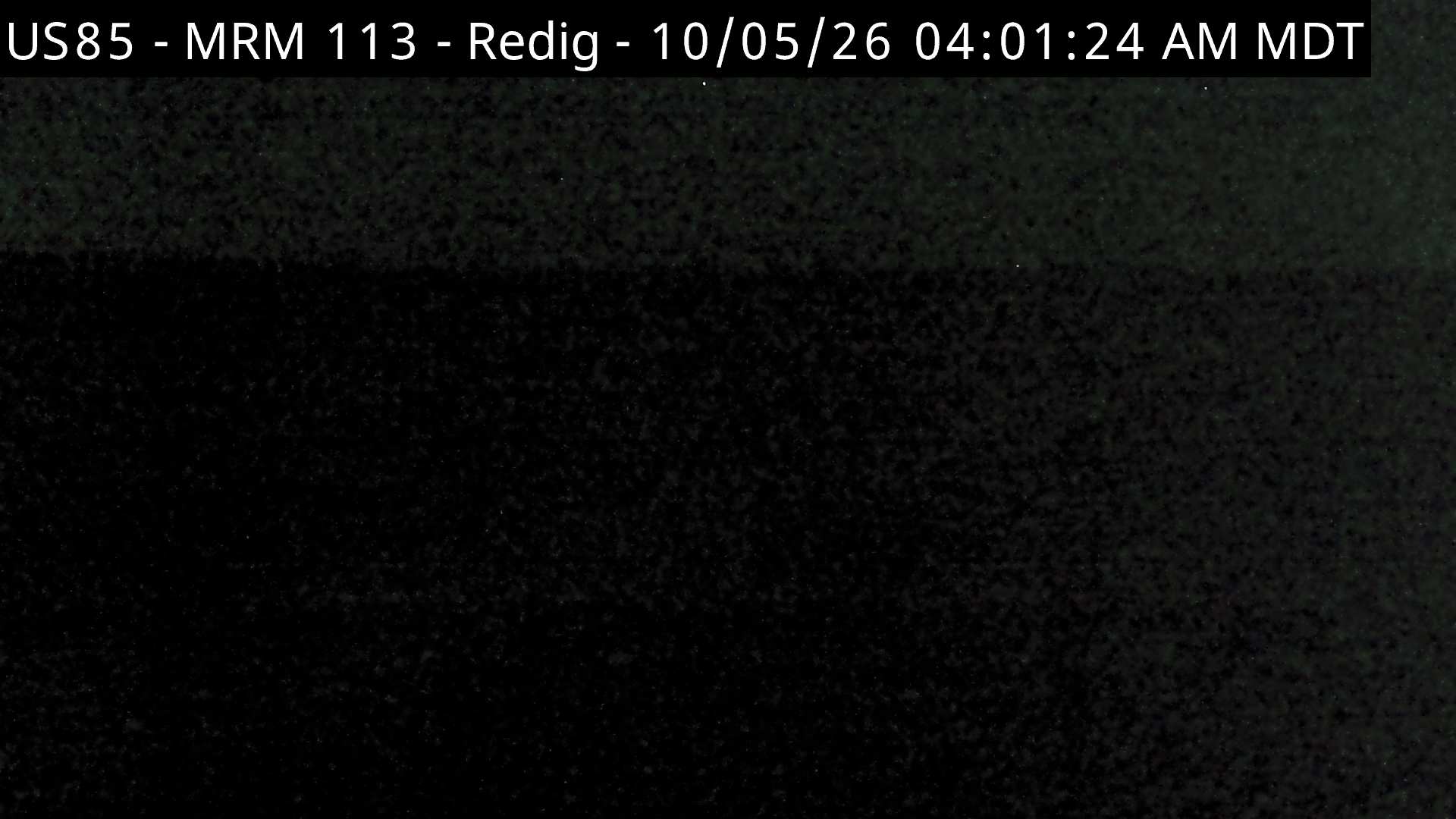 Redig - US-85 @ MP 113 (South) live camera view