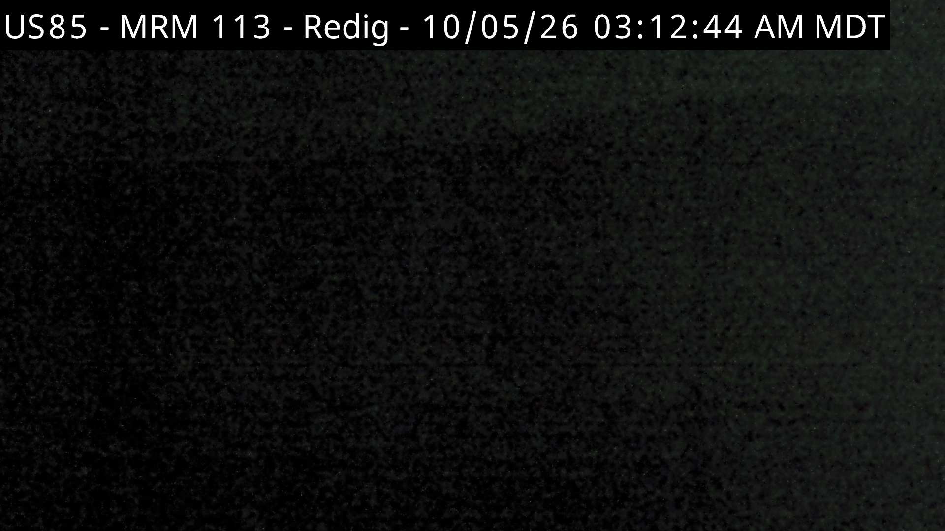Redig - US-85 @ MP 113 (North) live camera view