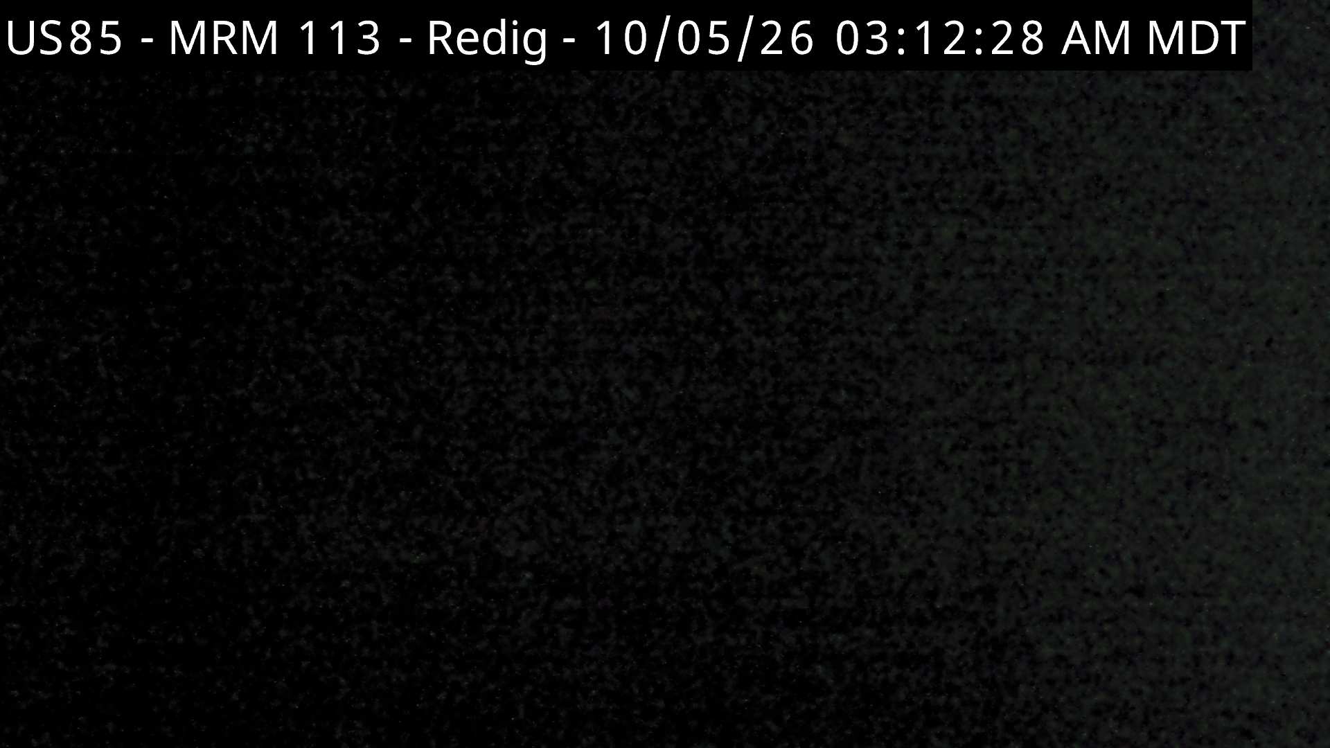 Redig - US-85 @ MP 113 (road surface) live camera view