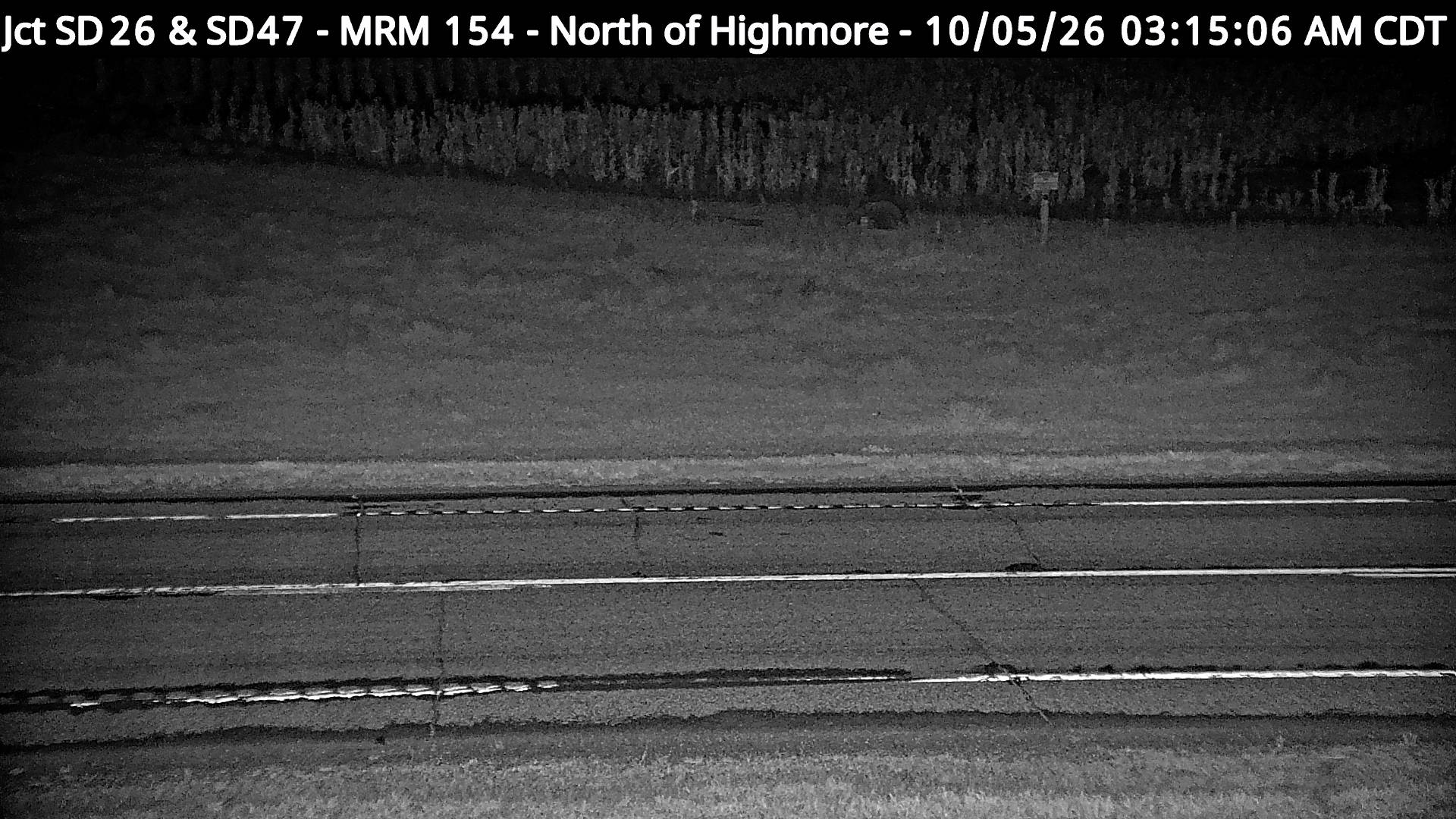 Jct SD-26 & SD-47 (road surface) live camera view