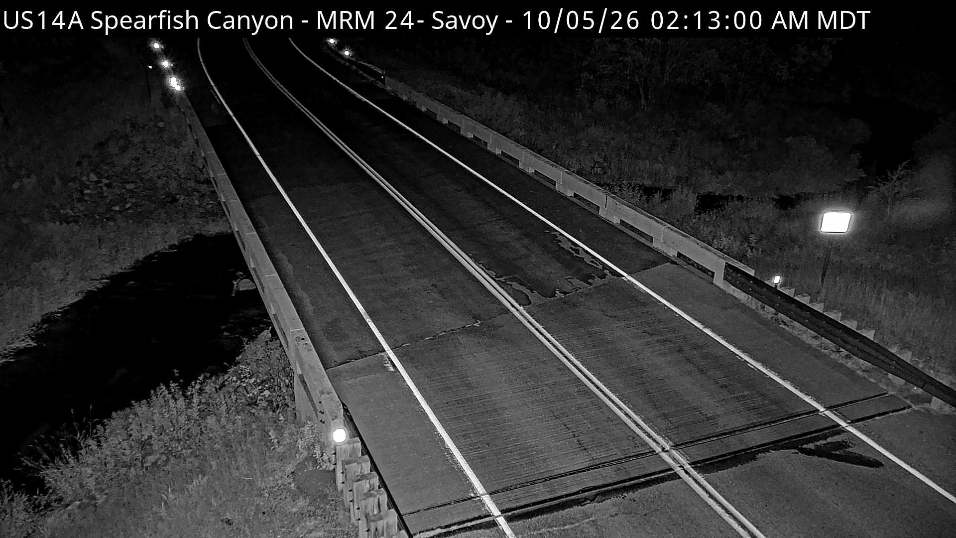 Savoy - US-14A @ MP 24 (road surface) live camera view