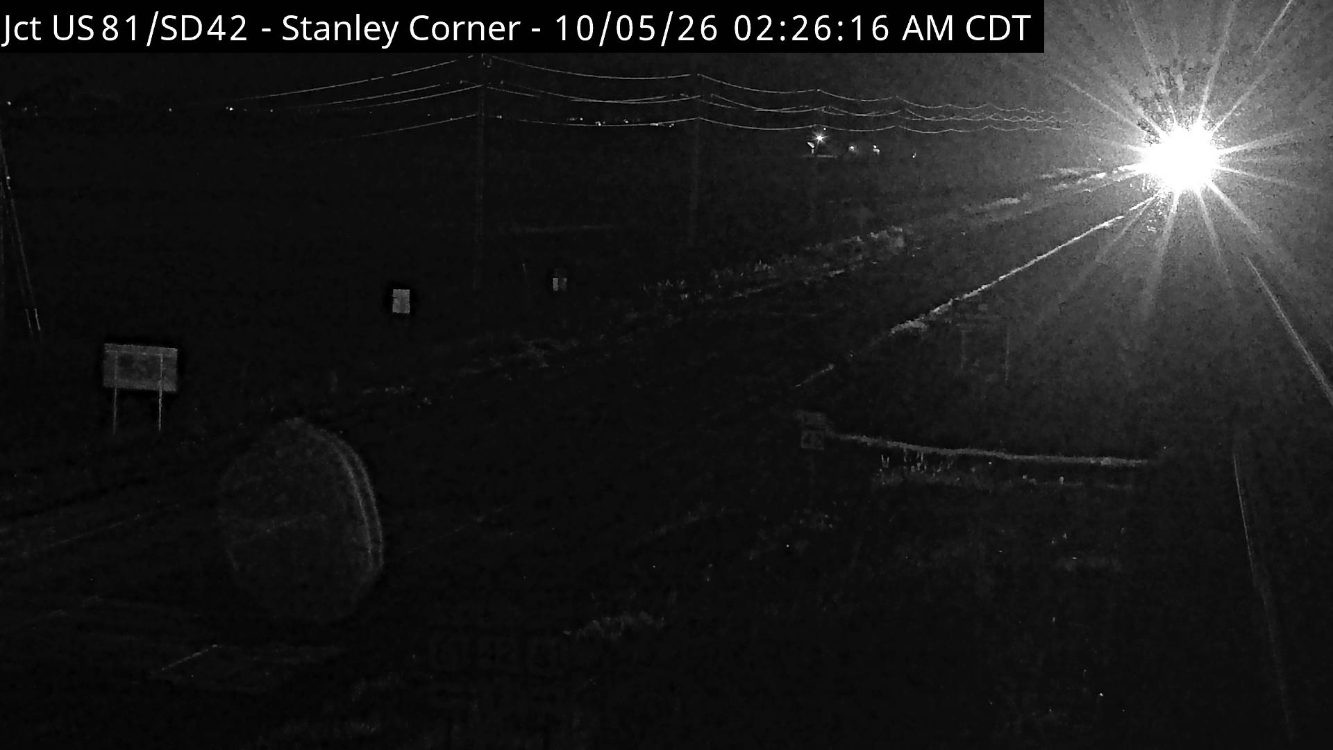 Stanley Corner (West) live camera view