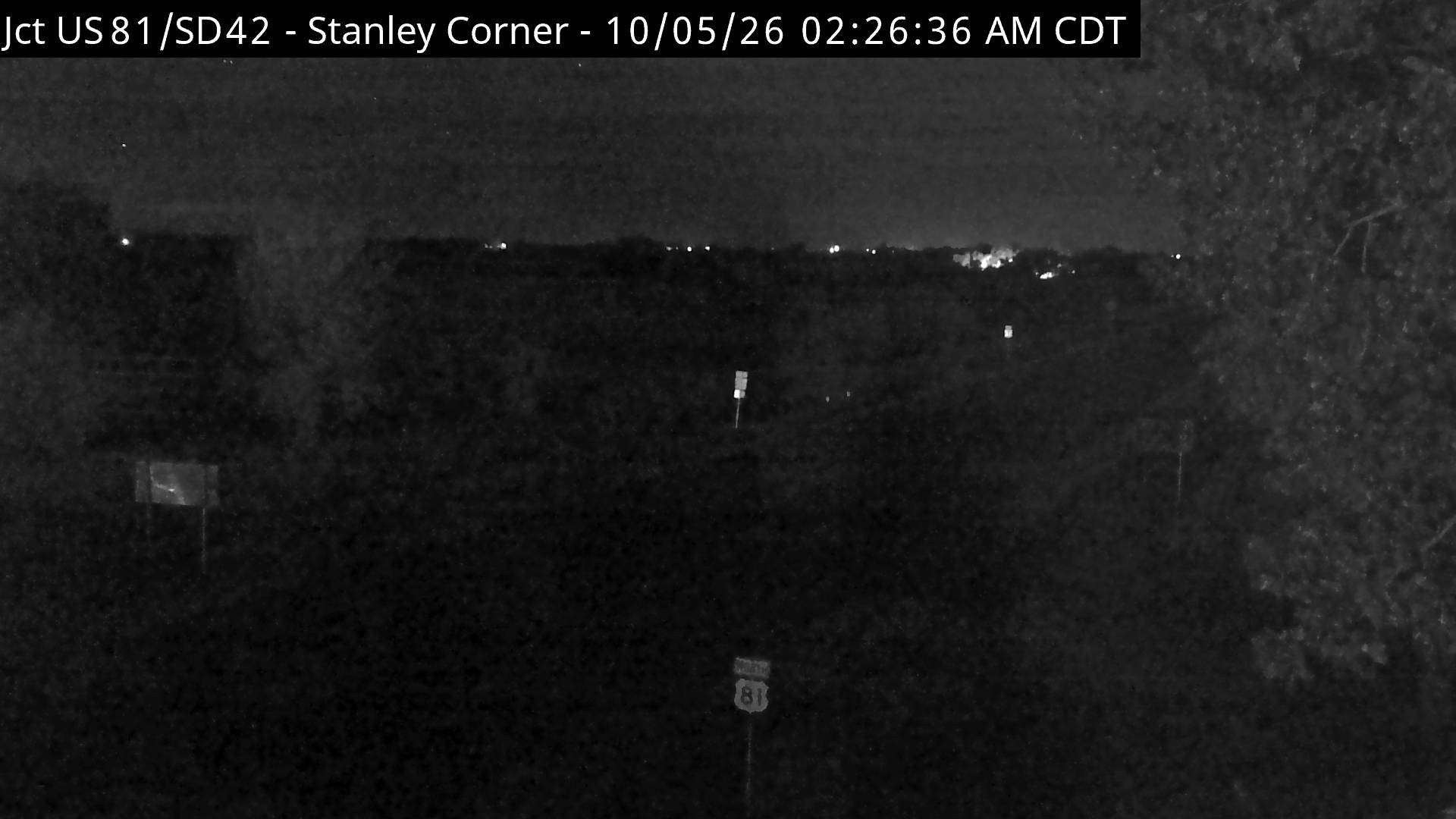 Stanley Corner (North) live camera view