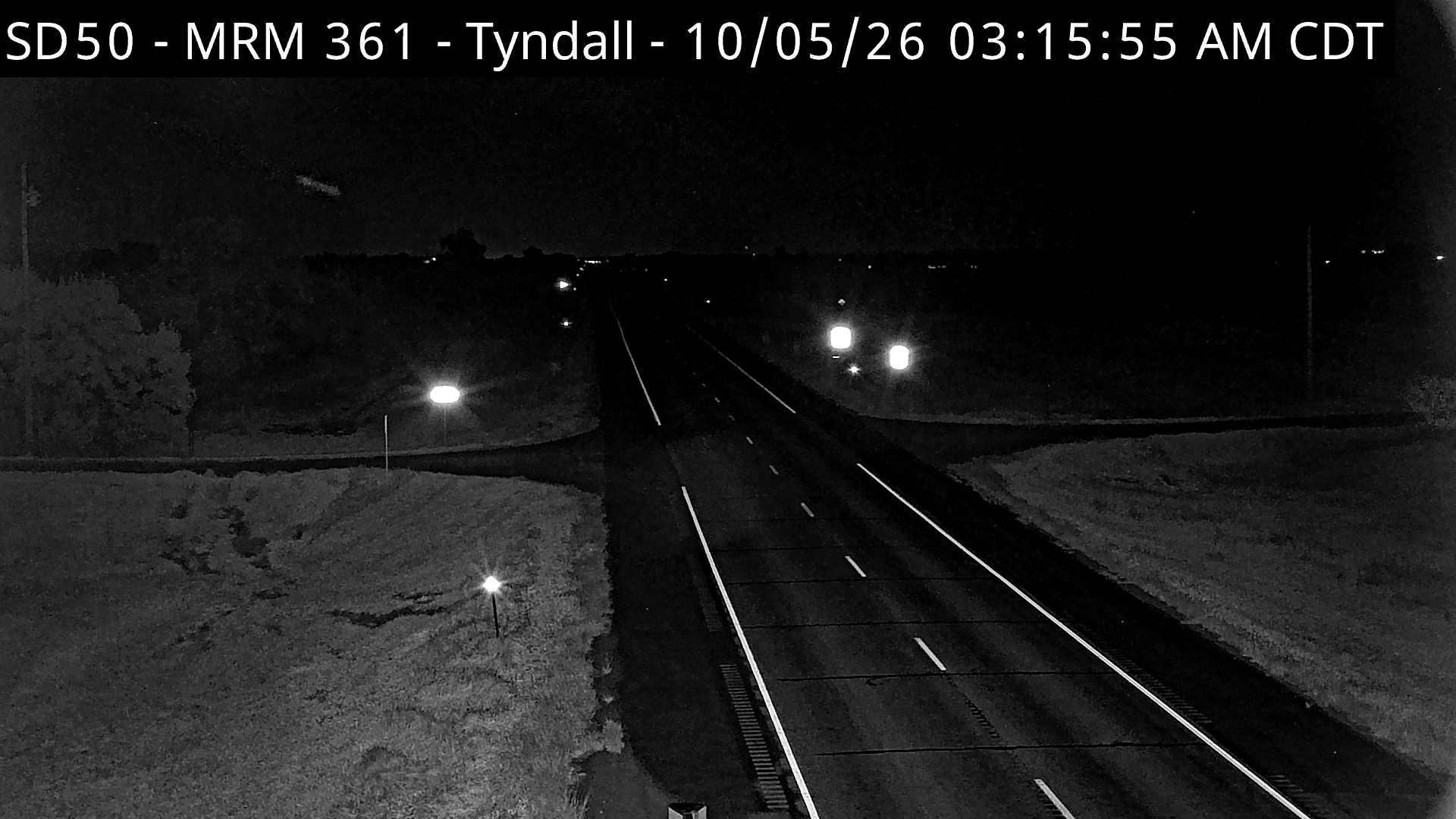 Tyndall-5 miles east of town along SD-50 @ MP 361 (East) live camera view