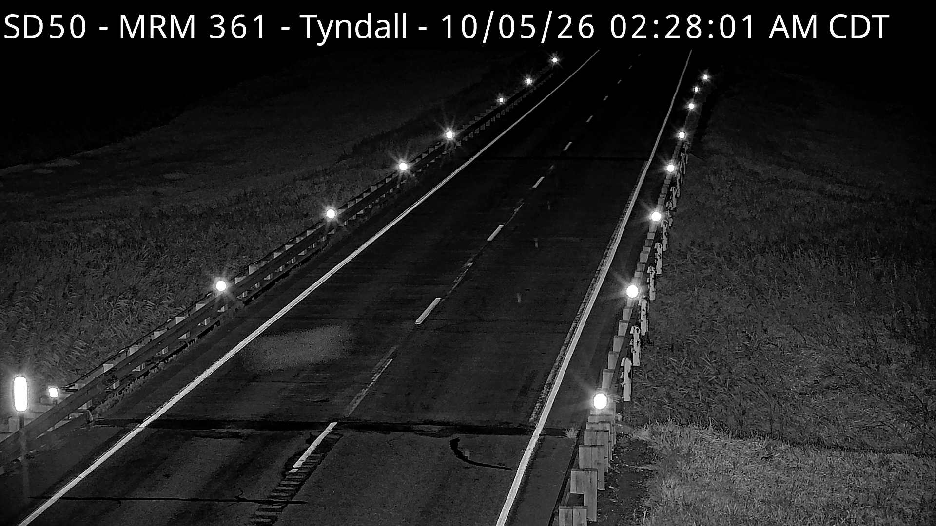 Tyndall-5 miles east of town along SD-50 @ MP 361 bridge live camera view