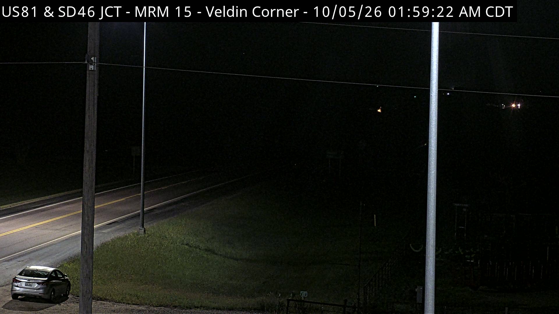 Junction of US-81 & SD-46 Veldin Corner (East) live camera view