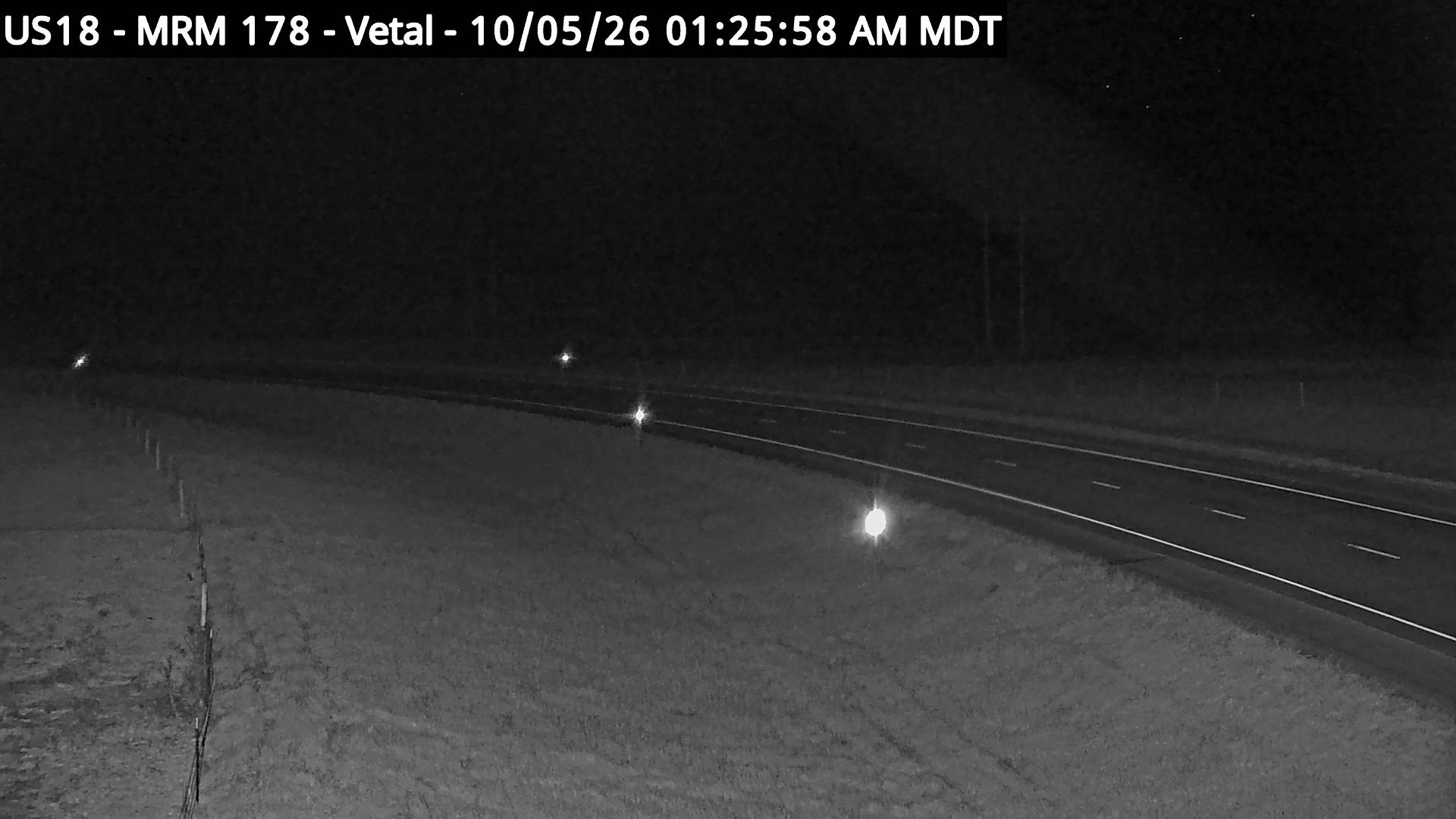 Vetal - US-18 @ MP 178 (West) live camera view