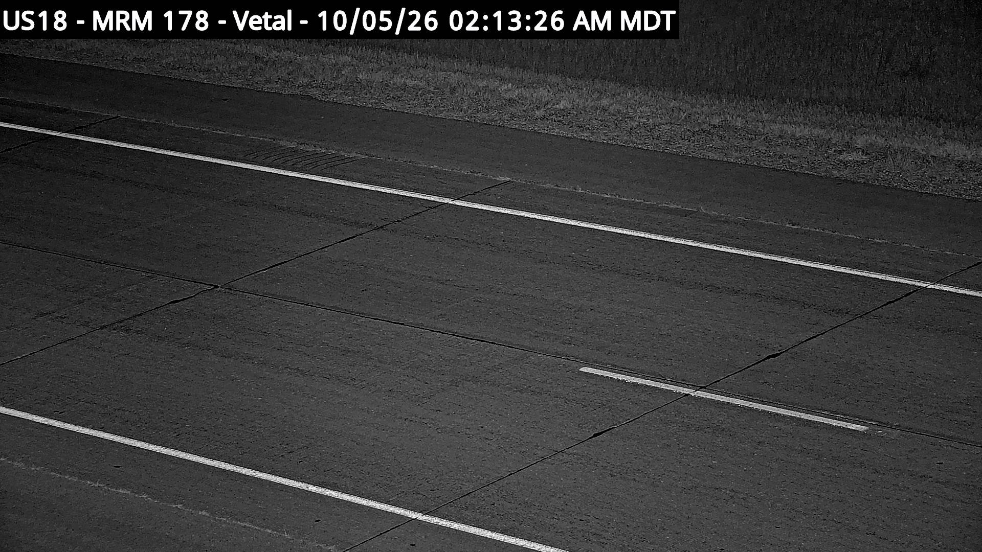 Vetal - US-18 @ MP 178 (road surface) live camera view