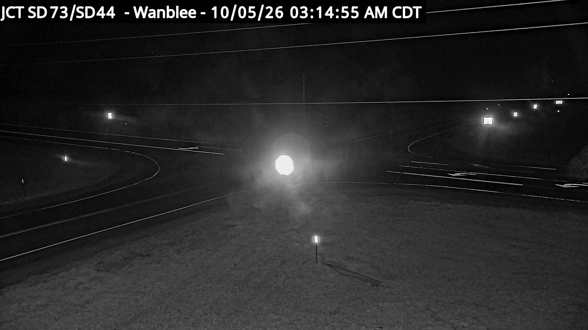 Wanblee-7 miles east of town at SD-44 & SD-73 (road surface) live camera view