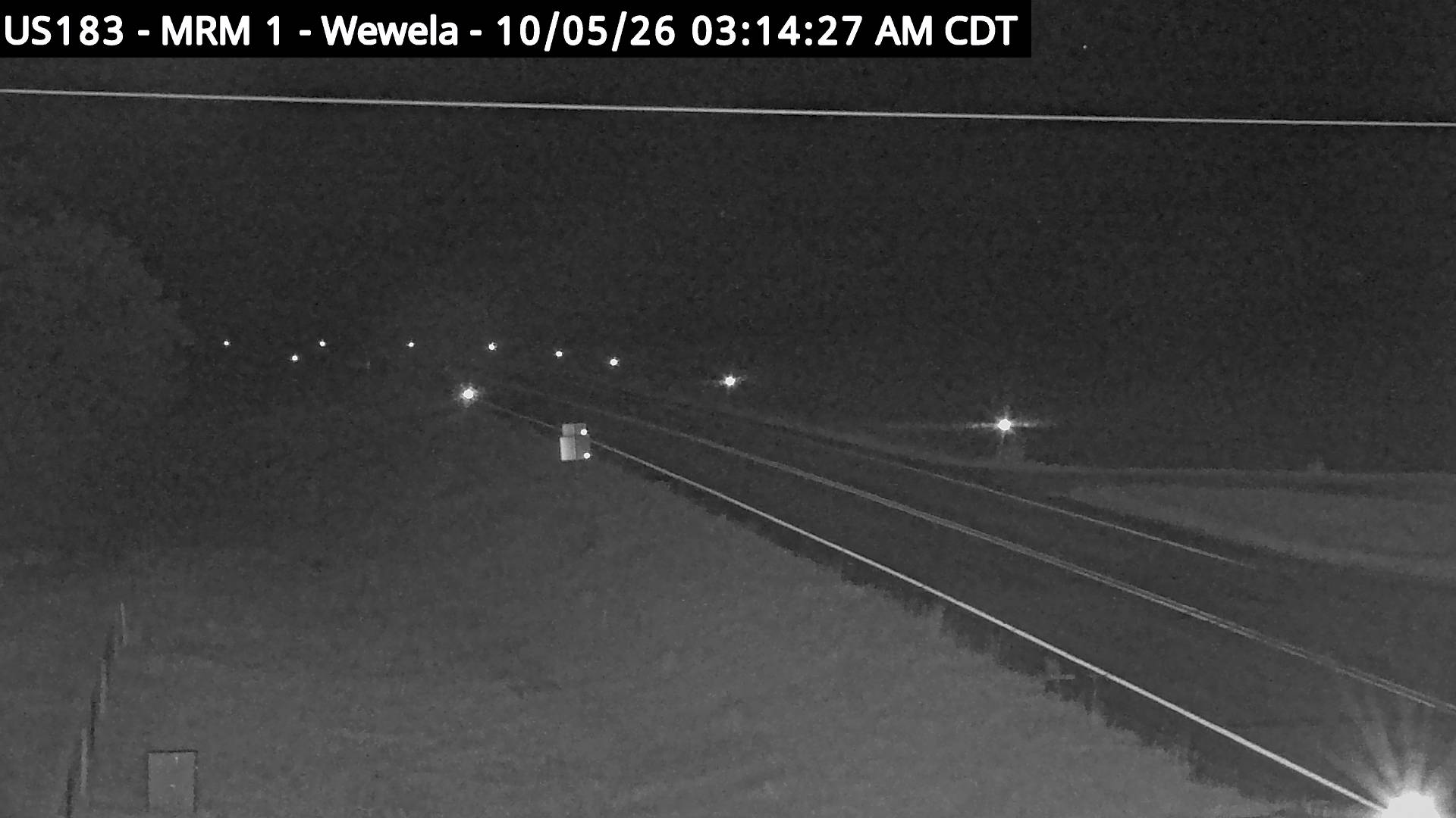 Wewela - US-183 @ MP 1 (South) live camera view