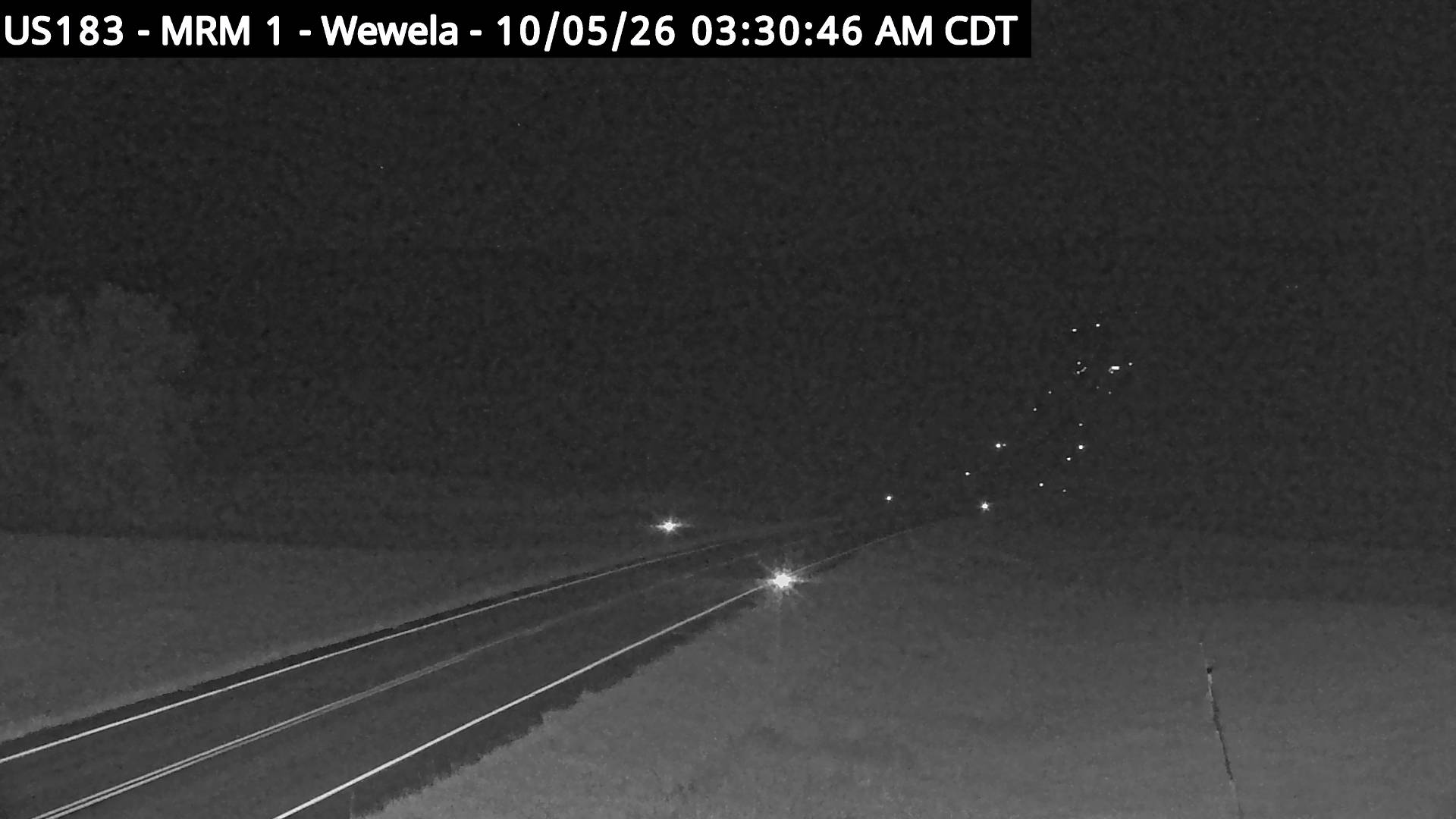 Wewela - US-183 @ MP 1 (North) live camera view