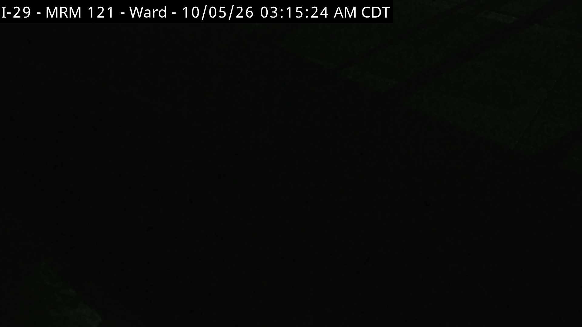 Ward - I-29 @ MP 121 (road surface) live camera view