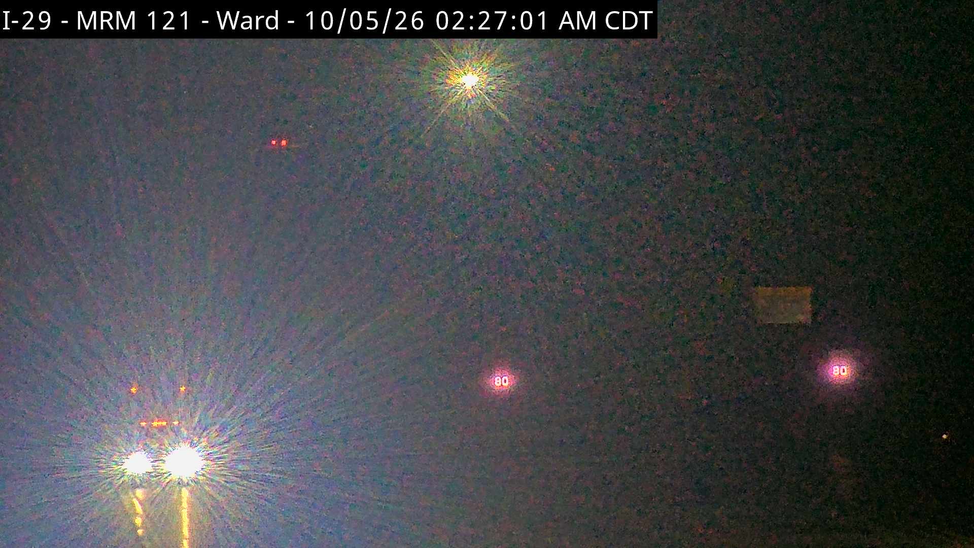 Ward - I-29 @ MP 121 zoom live camera view