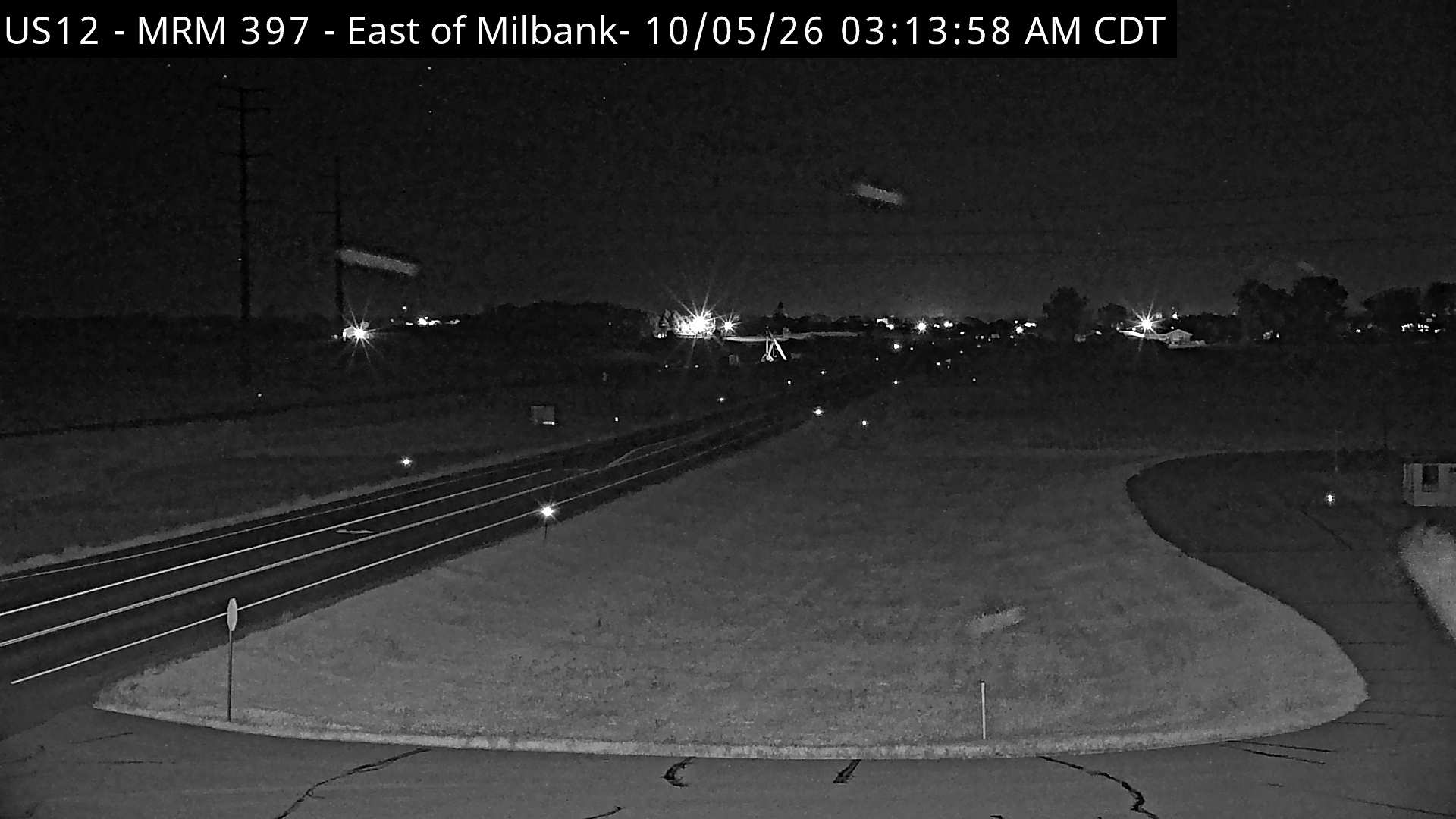 East of Milbank (Northeast) live camera view