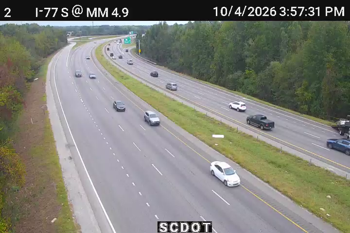 I-77 S @ MM 4.9 live camera view