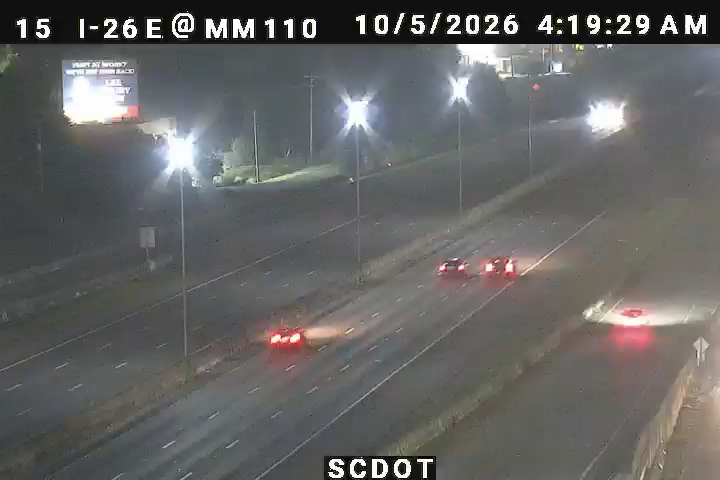 I-26 E @ MM 110.1 (US 378) live camera view
