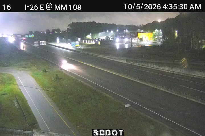 I-26 E @ MM 107.5 (Bush River Rd) live camera view