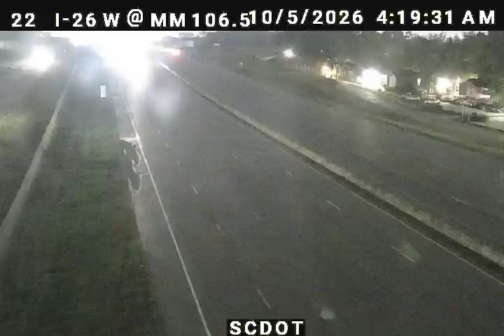 I-26 W @ MM 106.5 (St. Andrews Rd) live camera view