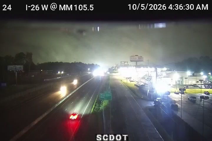 I-26 W @ MM 105.5 live camera view