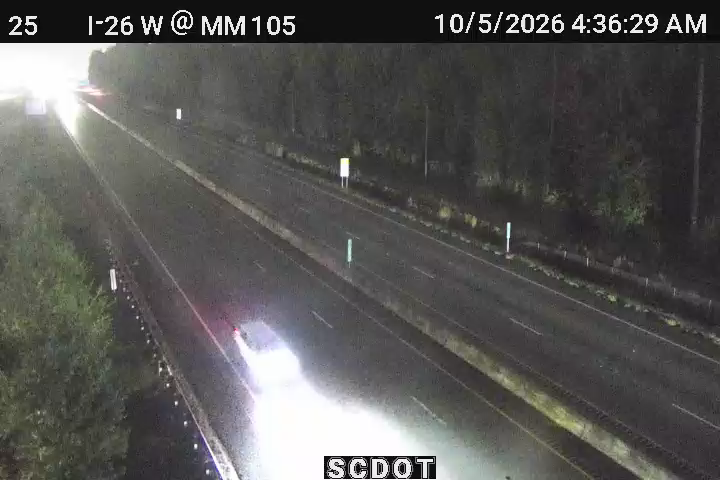 I-26 W @ MM 105 live camera view
