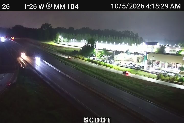 I-26 W @ MM 104 (Piney Grove Rd) live camera view