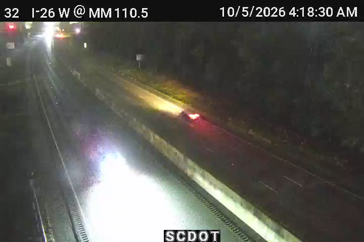 I-26 W @ MM 110.3 (Leaphart Rd) live camera view