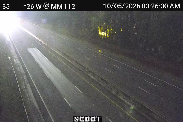 I-26 W @ MM 112.2 live camera view