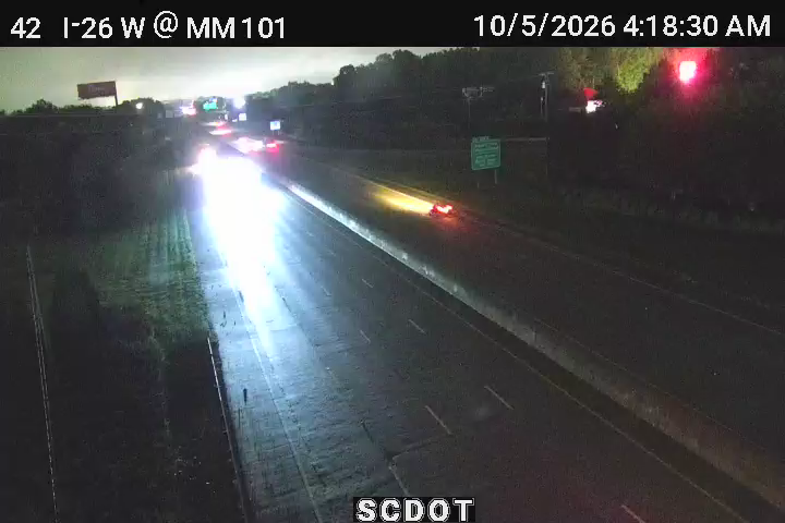 I-26 W @ MM 101 live camera view