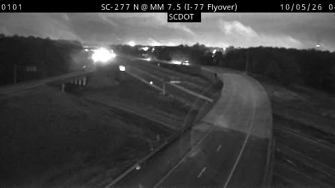 SC-277 N @ MM 7.5 (I-77 Flyover) live camera view